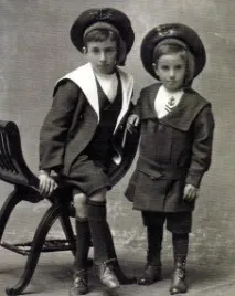 Cyril and Theodore Ruff, youngest children of Abraham and Elizabeth Ruff